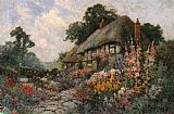 Alfred de Breanski A Devonshire Garden painting